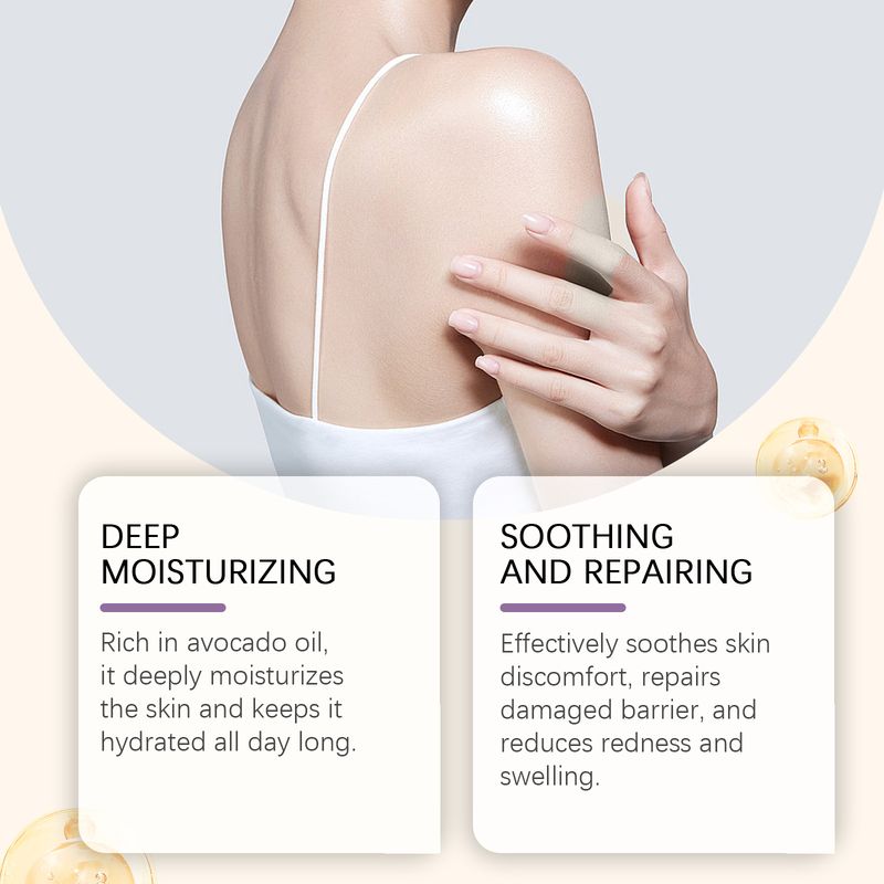 La crème hydratante pour le corps au beurre de karité répare et nourrit la peau, hydrate et lisse la peau et est une crème de soin corporel quotidienne_voghion.com