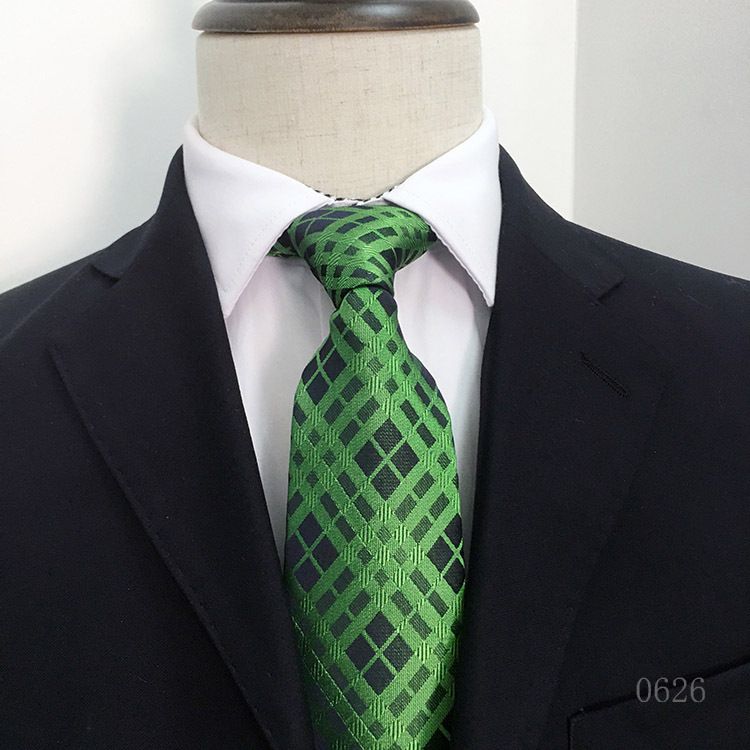 Cravatta scozzese britannica ad alta densità, camicia formale da uomo a quadri_voghion.com