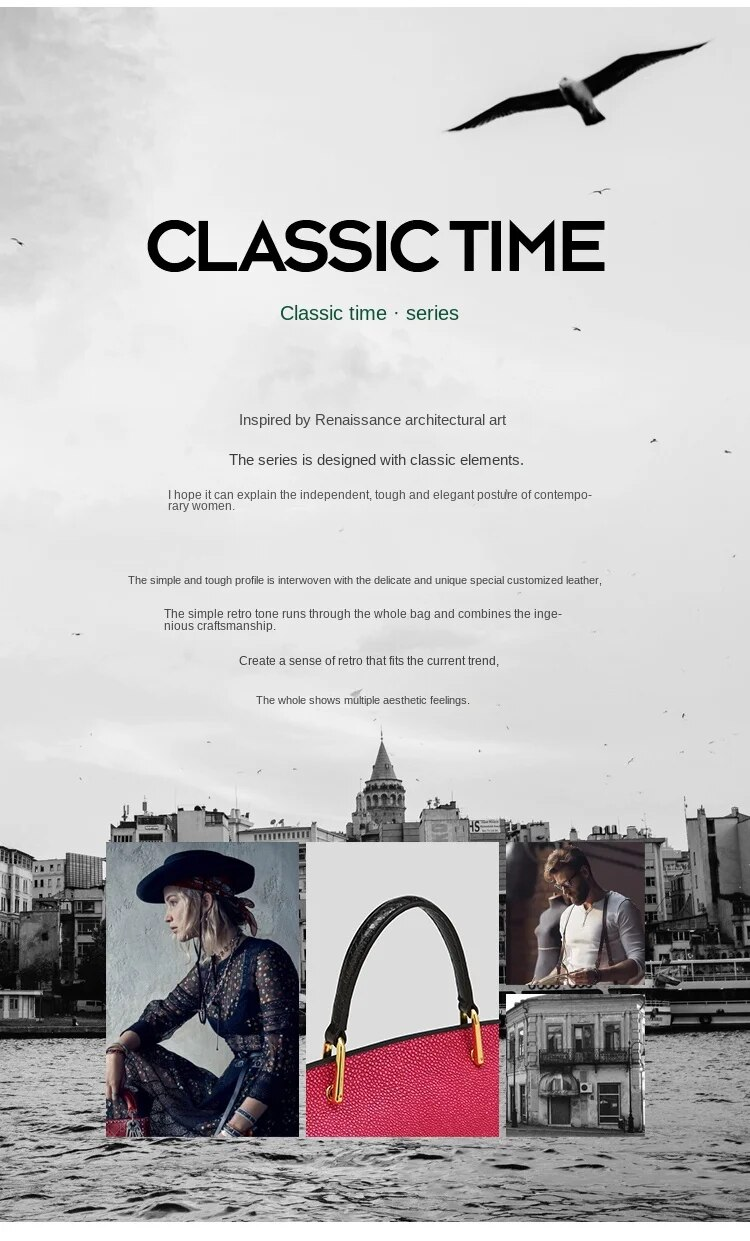 Borsa a tracolla da donna con motivo a pesce perla, in pelle di vacchetta, grande capacità, alla moda_voghion.com