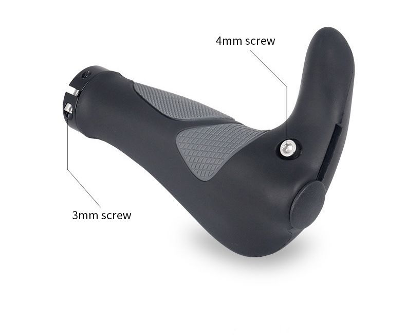 Fahrradlenker Mountainbike-Lenker mit Gummihorn, rutschfester Mountainbike-Lenker, doppelseitig verriegelbarer Lenker_voghion.com