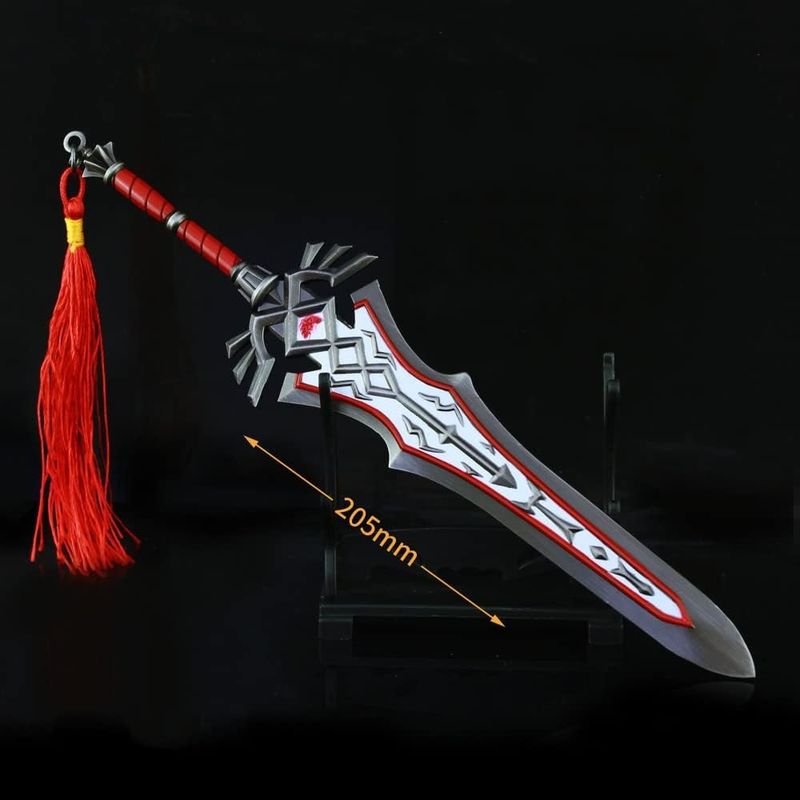 Link-Waffe, Schwert, Dolch, Schild, Actionfigur, Spielesammlung, Schreibtisch, Zimmerdekoration, Rucksack, Anhänger, Geschenk (Link Royal Guard's Claymore)_voghion.com