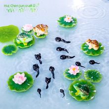 Mermaid DIY micro landscape aquarium decoration waterscape creative beauty cake keychain plastic ornaments crafts_voghion.com