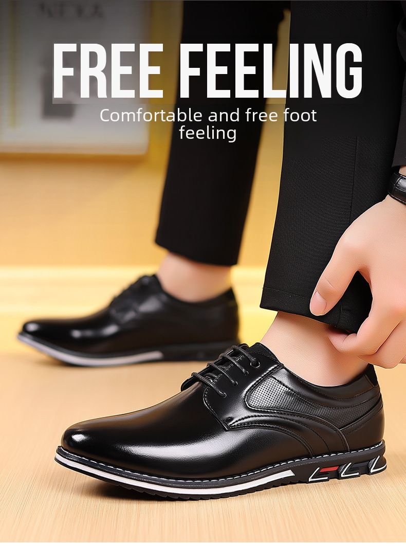 Mildon 9901 cross-border men's leather shoes men's large size 38-48 work Fashion OPP bag packaging without shoe box_voghion.com