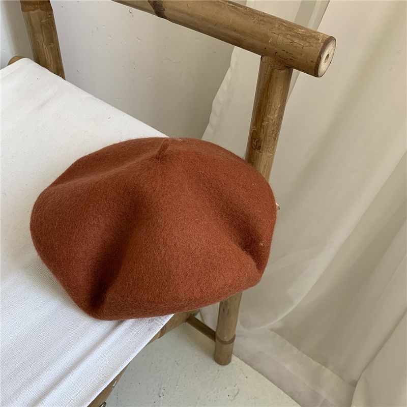 Neuheiten Elegante Wolle Künstler Maler Neue Winter Klassische Heiße Frauen Mädchen Weibliche Verdickte Woll Französisch Hut Baskenmütze Kappe Gorros_voghion.com