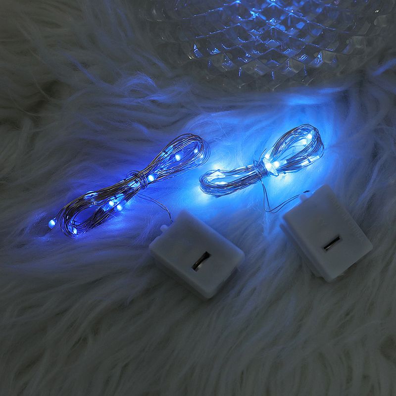 LED Copper Wire Fairy Lights – 3 Modes, Battery Operated, Flexible String Lights For Gift Boxes, Balloons & Party Decor_voghion.com