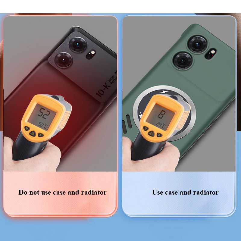 Frameless Graphene Heat dissipation Magnetic PC Case For Oppo K9 K9x K9s K10 K10x Pro Magsafing Wireless Charging Shell Cover_voghion.com