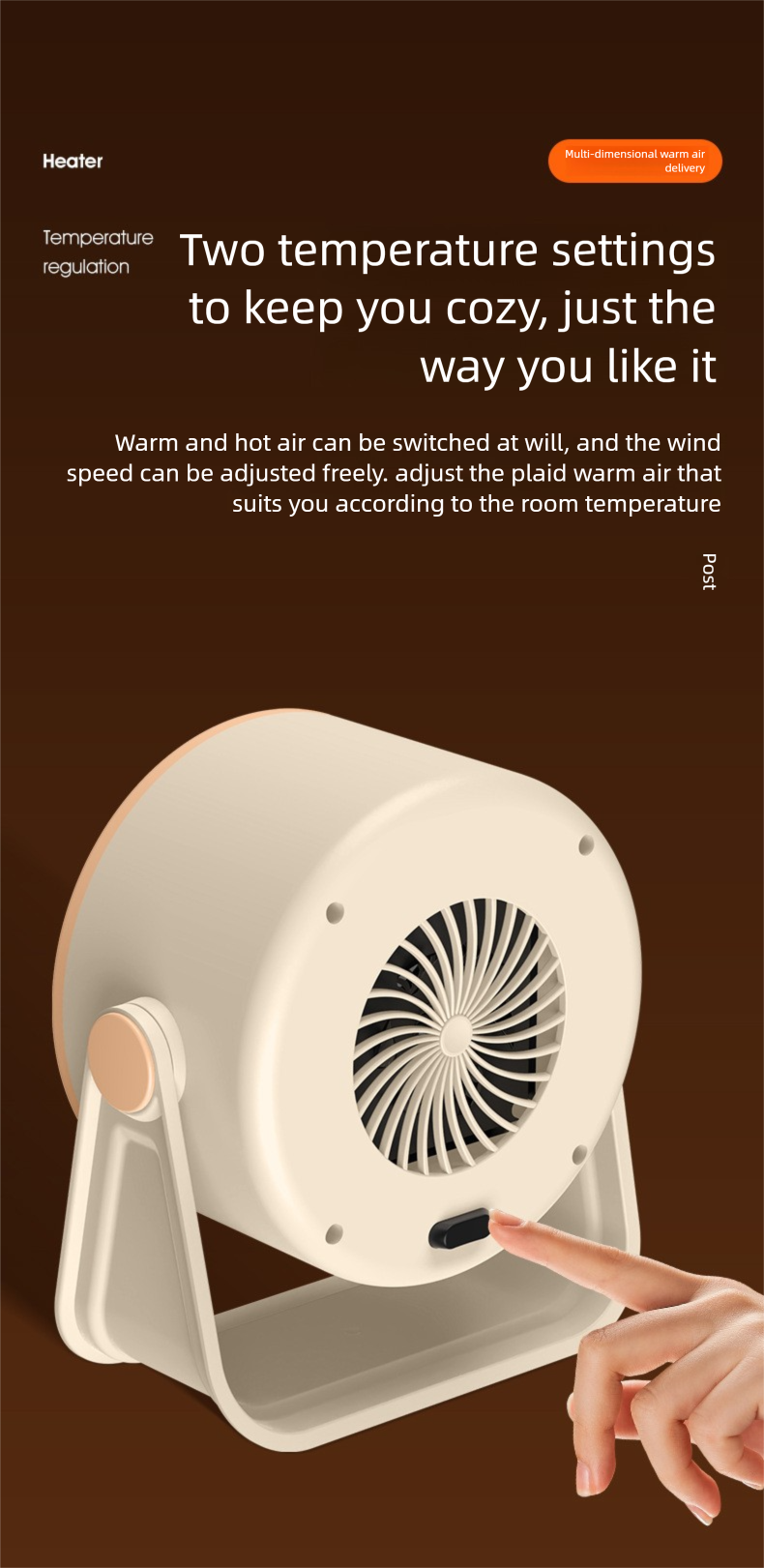 Simple Baby And Mother Quick Heat Small Portable Desktop Mini Fan Heater For Home Office_voghion.com