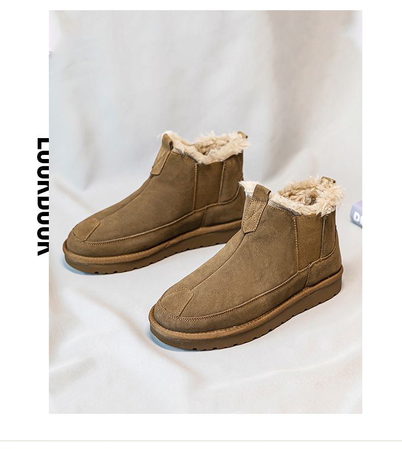 Men's Shoes Autumn And Winter New Snow Boots With Cotton_voghion.com