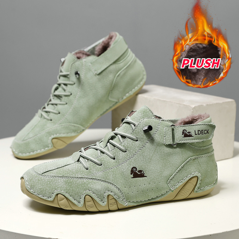 Damen Octopus High Top Kotteng Männer Sports- a Casual Schong Wanter Samt waarm Martin Stiwwelen_voghion.com