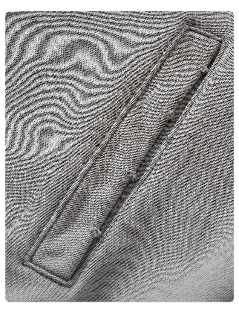 ARTIE Men's Clothing|2025 Autumn Winter New Set Personality Spray Paint Graffiti Washed Vintage Zipper Sweatshirt And_voghion.com