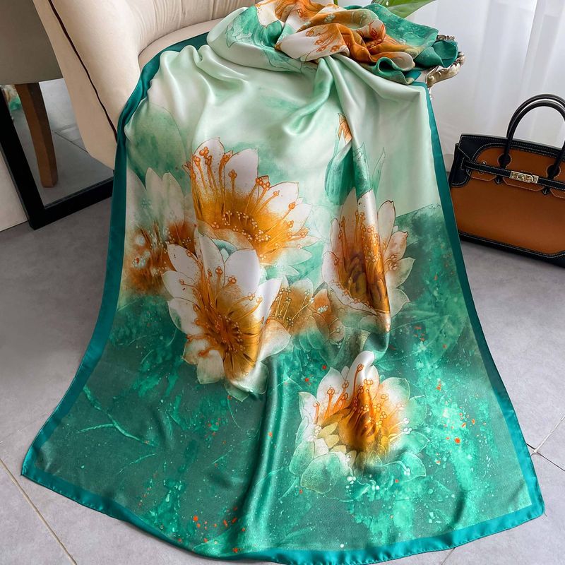 Nuova versione coreana da donna primavera/estate, moda ed elegante, scialle in seta di simulazione a doppio scopo per la spiaggia_voghion.com