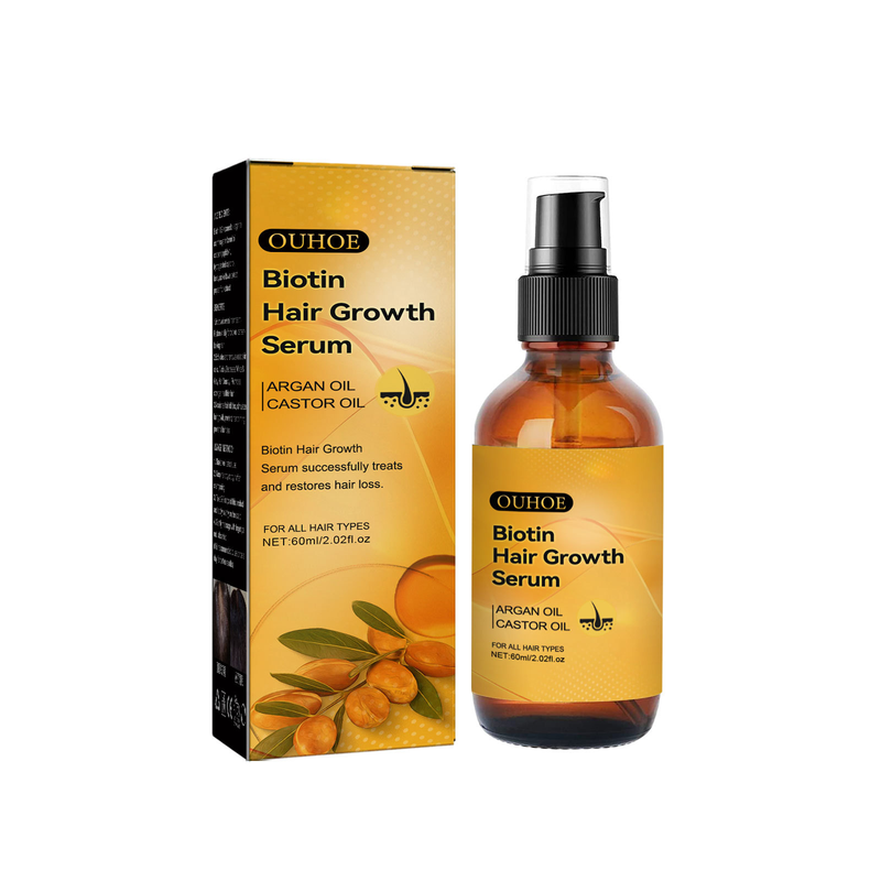 OUHOE Biotină Anti-cădere, Reparare fixă, Hidratare rădăcină, Esență de balsam de păr dens_voghion.com