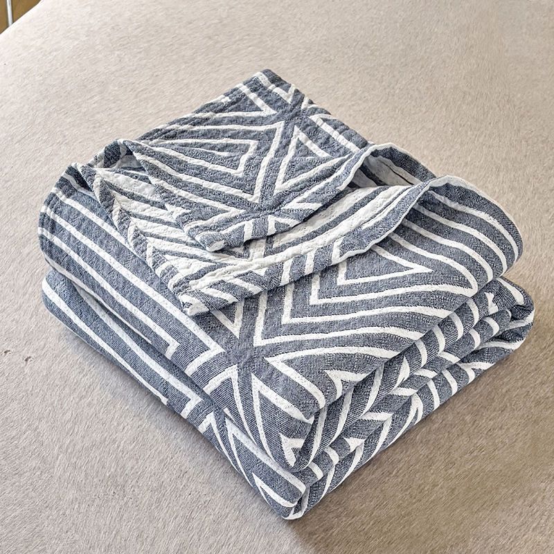 Three-Layer Cotton-Blend Nap Blanket 2025 Fall/Winter New_voghion.com