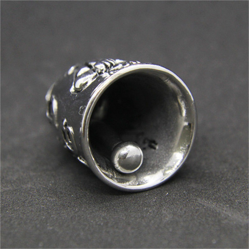 Domineering and Cool Animal Dog Bell Pendant Necklace Pet Dog Accessory Headgear _voghion.com