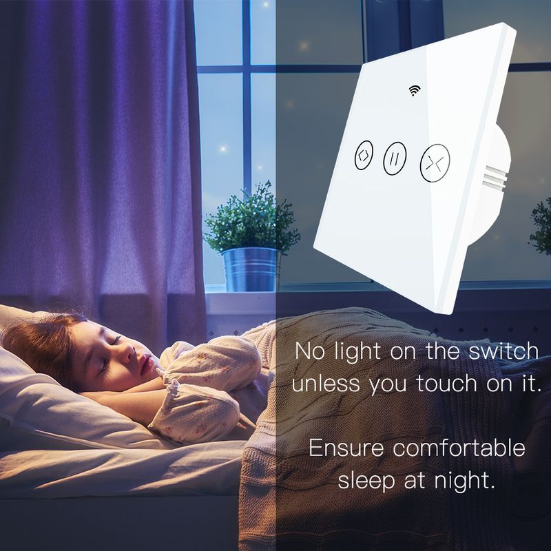WiFi Smart Gordijn Jaloezie Schakelaar voor Elektrische Gemotoriseerde Tuya Gordijn Rolluik Werkt met Alexa Echo Google Home_voghion.com