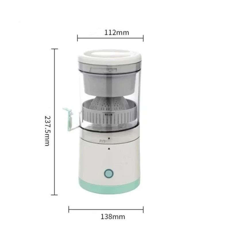 Portable Electric Juicer Wireless Orange Juicer USB Rechargeable Lemon Squeezer Electric Slow Juicers Household Kitchen Tools_voghion.com