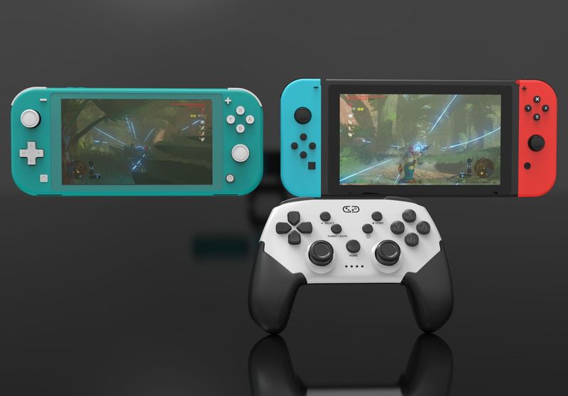 Private Switch Pro With Programmable Backkey Compatible Lite OLED Steam Bluetooth Wireless Gamepad_voghion.com