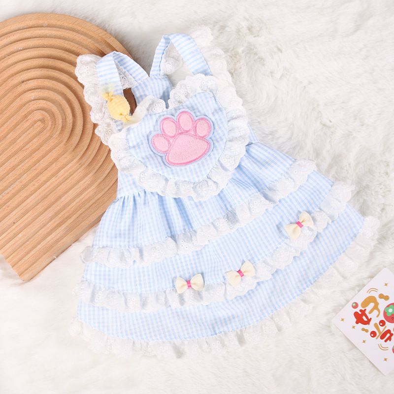 Hund Katze Teddy Corgi Prinzessin Kleid Lolita Haustier Kleidung_voghion.com