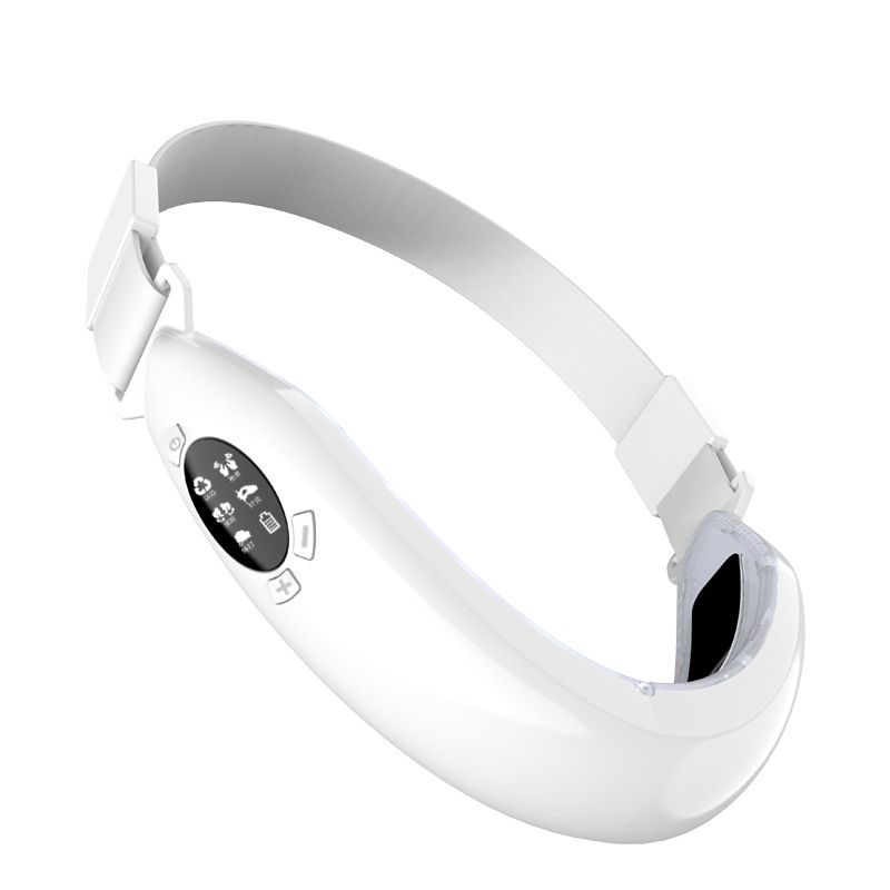 EMS Microcurrent Electric Slimming Device Home Use Red Blue Light Skin Rejuvenation Vibration Massage Firming V Face_voghion.com