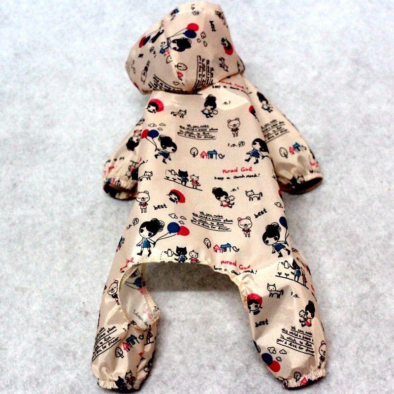 2025 Four-Legged One-Piece Raincoat For Dogs, Super Waterproof Clothing, Lightweight Pet Spring And Autumn Apparel_voghion.com