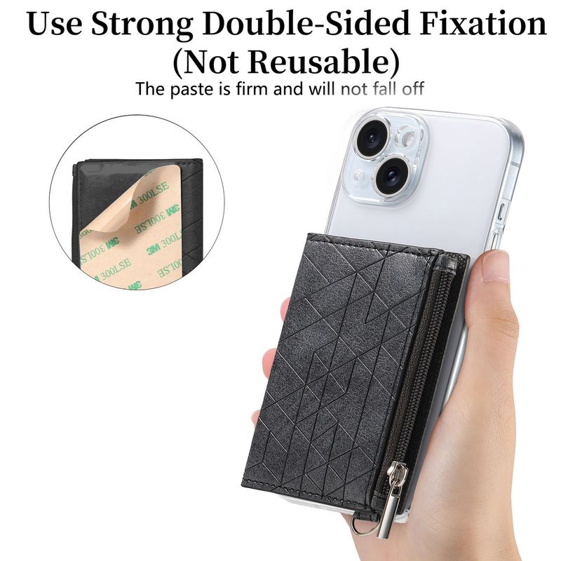 TechGlobe Back Sticker Holder Case Compatible With Multiple Phone Models Card Insert Storage Stand Coin Clip Exquisite Lanyard In_voghion.com