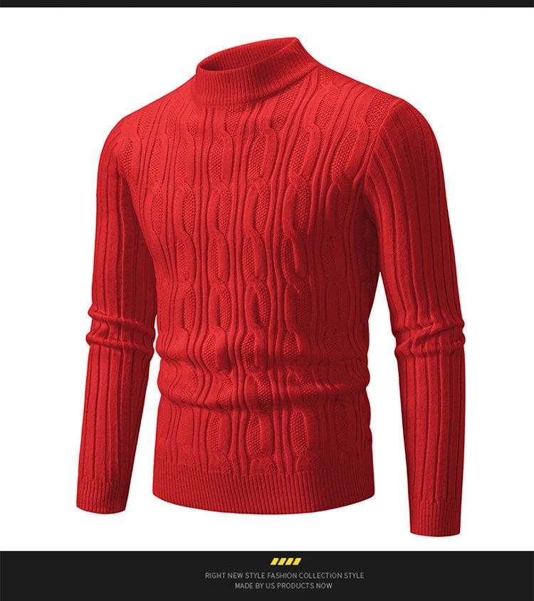 2023 Autunno e Inverno Nuovo stile coreano Tendenza moda maschile Jacquard Maglioni e maglioni di cashmere intrecciati_voghion.com