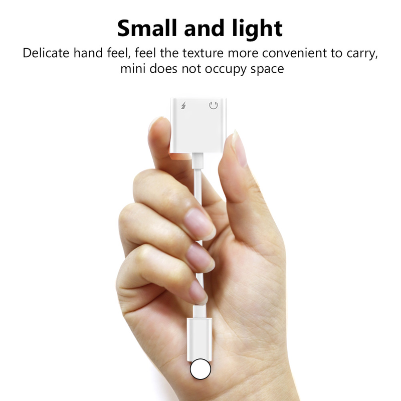 Lighting To 3.5mm Jack Audio Cable Adapter For IPhone 8 7 6 6S Plus X XR XS 11 12 Pro Max SE 2 Earphone Connector Stereo Adaptor_voghion.com