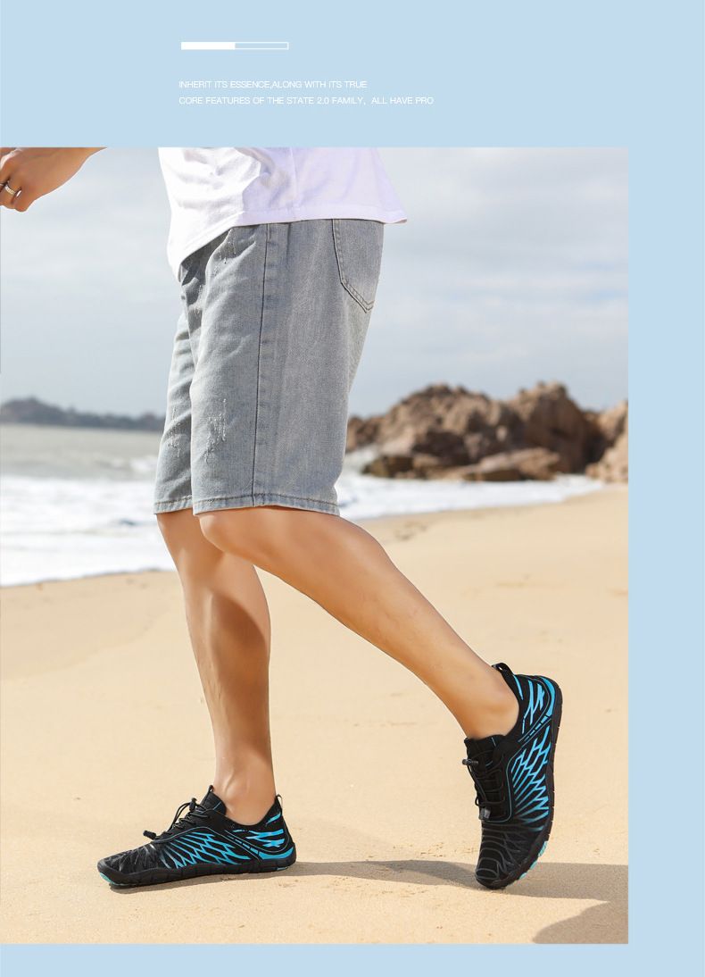 New Couple Five-Toe Women's Water Non-Slip Diving Snorkeling Swimming Rafting Fishing Wading Beach Shoes_voghion.com