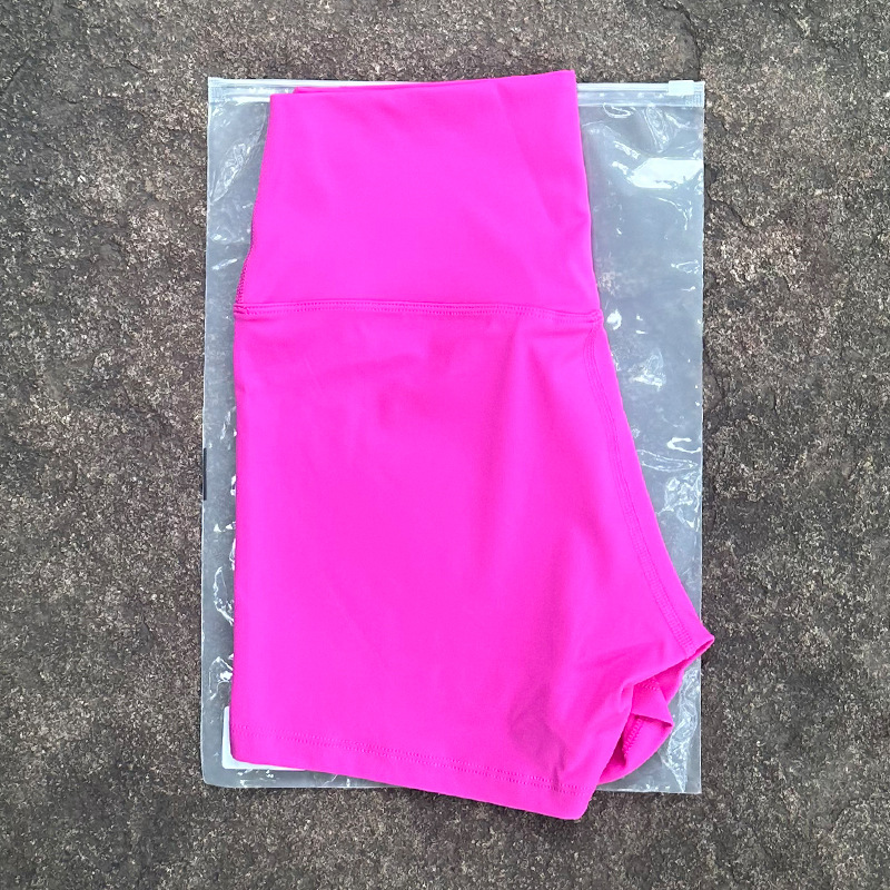 Pantalones cortos deportivos de tres piezas de nailon ajustados para yoga de cintura alta, de calidad inmejorable, nuevos y bonitos._voghion.com