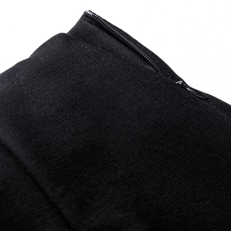 Damesmode geruite rok met hoge taille, strakke potloodwollen minirok_voghion.com