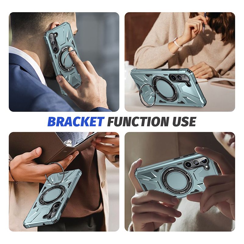 Telefon Kılıfı Manyetik Braket Cep Telefonu Kılıfı Döner Halka Düşme Önleyici Kabuk_voghion.com