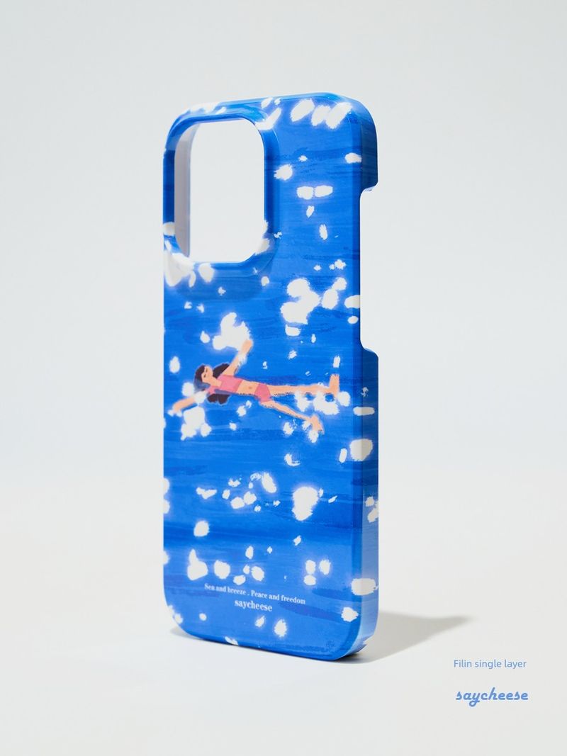 Qualidade imbatível Saycheese Original Sea Wandering Western Refrescante Estilo Ins Estilo Feilin Capa rígida para celular para iPhone_voghion.com