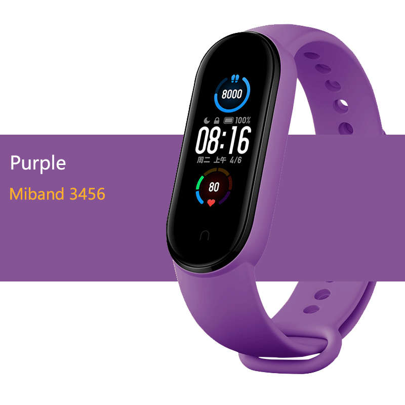 Cinturino per Xiaomi Mi Band 7 6 5 Bracciale sportivo cinturino in silicone cinturino di ricambio Smart watch Xiao Mi Band 3 4 5 6 cinturino_voghion.com