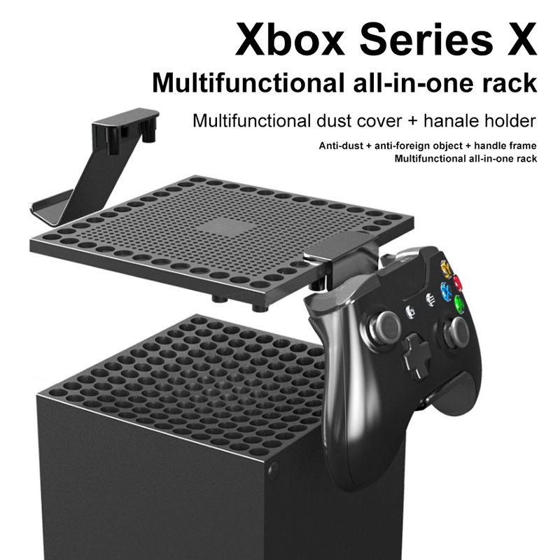Resursdatora putekļu vāciņš Xbox Series X konsoles austiņu āķi Spēļu paneļa pakaramais Putekļu necaurlaidīgs Xbox Series X piederumu austiņu turētājam_voghion.com