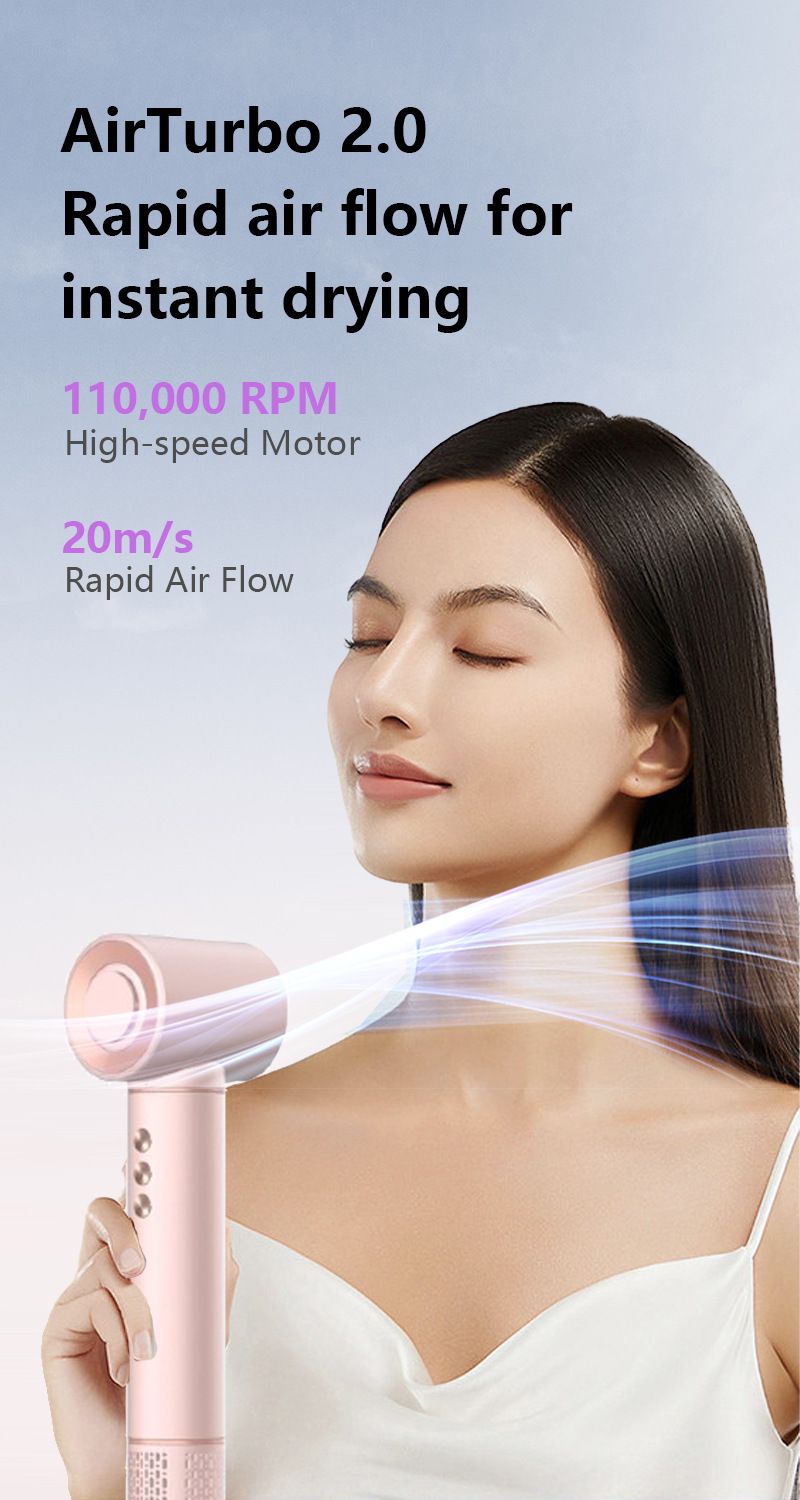 5-in-1 Hot Air Styling Brush Electric Hair Dryer Comb Negative Ion Technology For Straightening Curling Volumizing_voghion.com