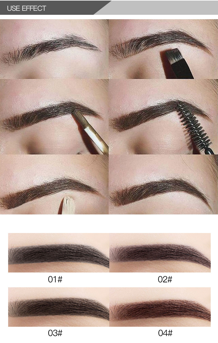 Natural Waterproof Makeup Resistant Non Fading Eyebrow Dye 3D Eyebrow Cream Water-based Eyebrow Pencil Liquid Eyebrow Pencil_voghion.com