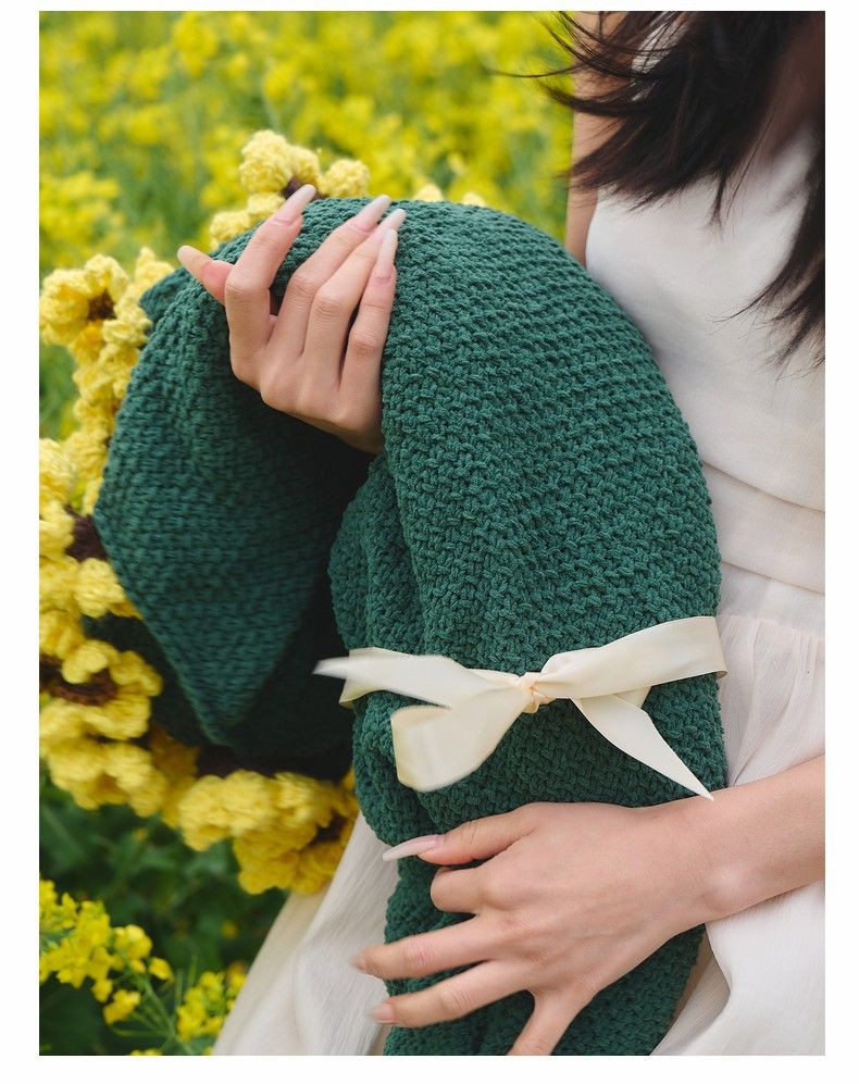Suower Throw - 150cm Diameter Multi-Purpose Fleece Blanket_voghion.com