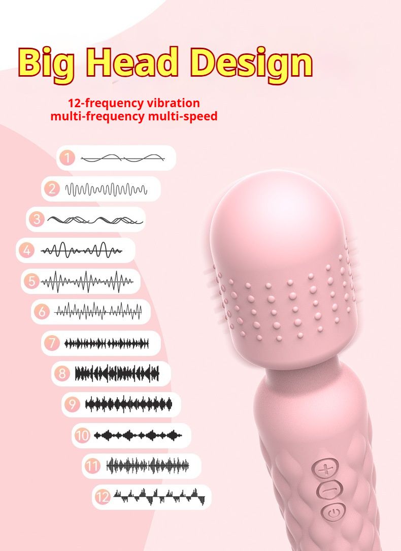 Wiederaufladbarer Stabvibrator für Damen, Masturbator, geräuschloses Massagegerät, elektrische Produkte für Erwachsene_voghion.com