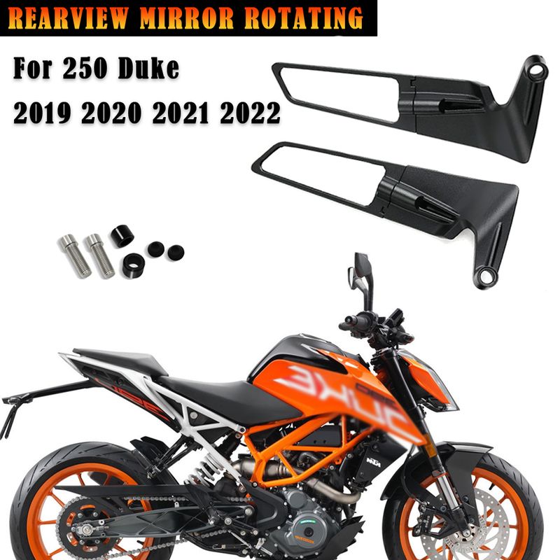 For 250 Du.ke new motorcycle wind wing adjustable rotating rearview mirror_voghion.com