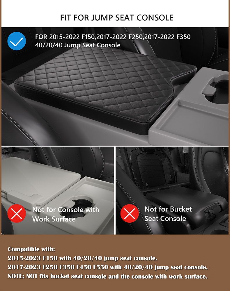 Tinka „Ford F150F250F350F450F550“ šokinėjimo kėdės porankio kilimėliui, automobilio porankio apsauginiam kilimėliui_voghion.com