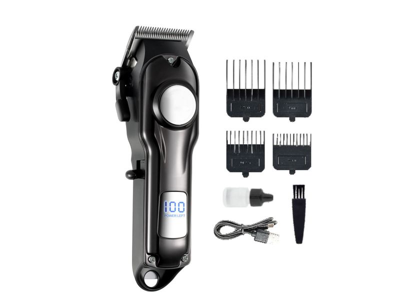 Kit tagliacapelli professionale senza fili RAF - Tagliacapelli silenzioso e ricaricabile tramite USB con lame in acciaio inossidabile staccabili per uomo e donna_voghion.com