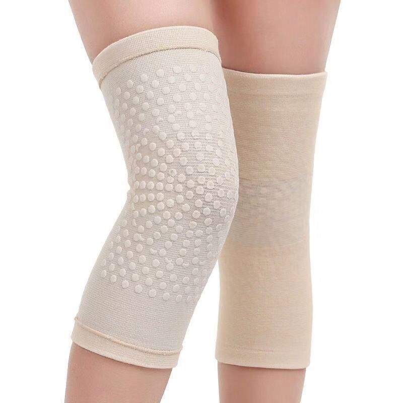 Genouillères auto-chauffantes, manchons de compression pour le genou, soulagement de la douleur arthritique, soins de santé, protection du genou, jambières thermiques d'hiver_voghion.com