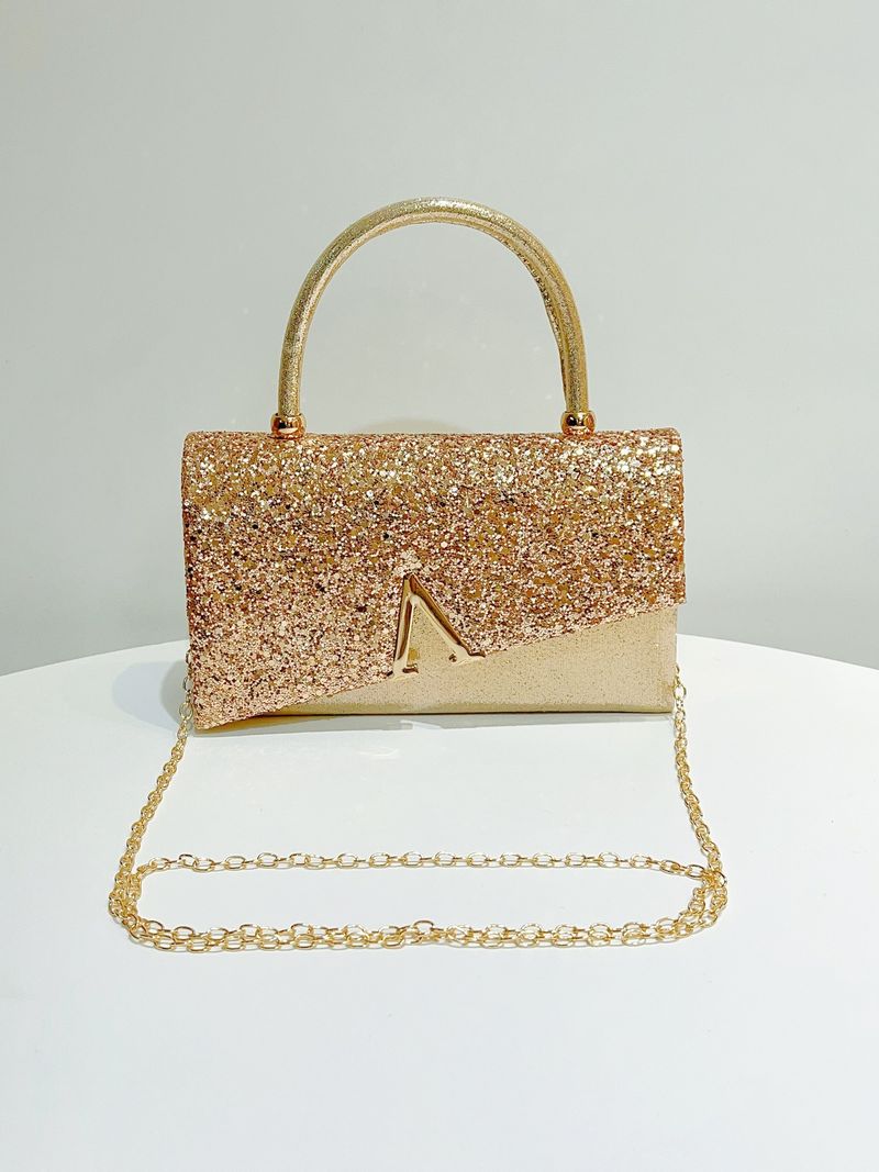 Svetleča torbica s torbo za večerno obleko, torba za princeso_voghion.com