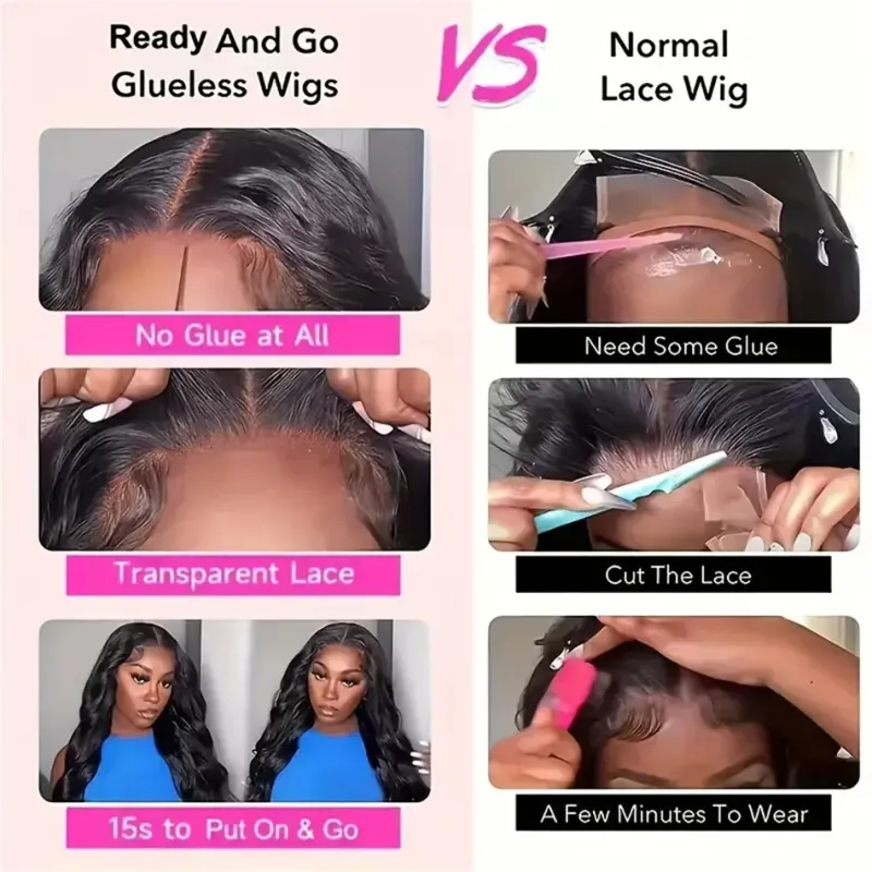 Peluca de cabello humano brasileño rizado sin pegamento con encaje transparente y ondas al agua, densidad del 150 % al 180 %_voghion.com