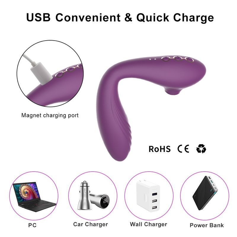 LuvBox Sucking Orgasm Instant Vibrator per donne Giocattolo per adulti Dispositivo magico Masturbatore orgasmo erotico perverso_voghion.com