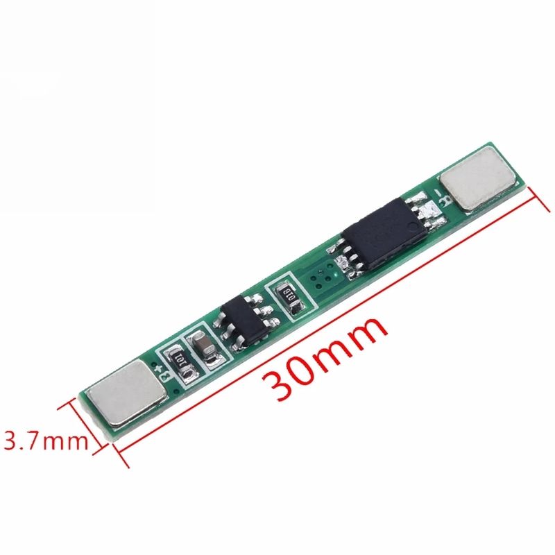 10PCS 3.7V Battery Protection Board Great IT 1S 3A li-ion BMS PCM Battery Protection Module pcm for 18650 Lithium Li-ion Battery_voghion.com