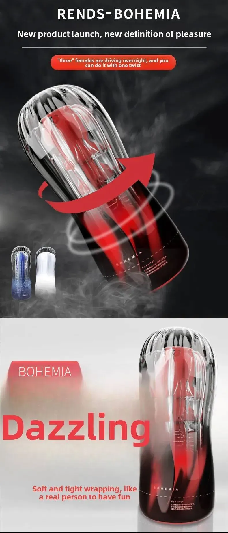 Männlicher Masturbator Real für Männer Vakuumtasche Ausdauertraining Transparente Masturbationstasse Sexspielzeug für Erwachsene_voghion.com