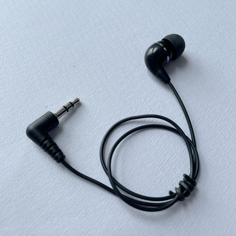 Căști intraauriculare cu fir, cu clemă unilaterală pentru guler, Bluetooth, Vice, telefon mobil, computer, radio, notebook_voghion.com