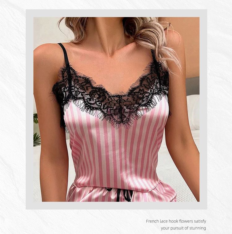 Damen Dessous Dessous Sexy Pamas Roben Home Kleidung Dreipunkt Zweiteiler Anzug_voghion.com