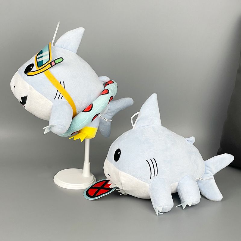 Land Shark Plush Toy - Soft & Cuddly Stuffed Animal Shark Doll For Kids & Collectors, Machine-Claw Friendly Design_voghion.com